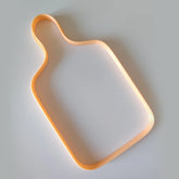 In Oval Form Handle Clay Cutting Board Template – Ceramic Slab Cutter (28 cm)